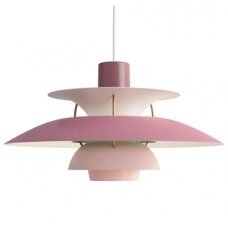 Candeeiro DANISH, de teto, alumínio, rosa e verde, 40 cms