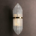 Candeeiro DOLHAN, aplique, metal dourado, vidro