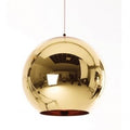 Candeeiro HUGO,25 cms, de tecto, vidro dourado