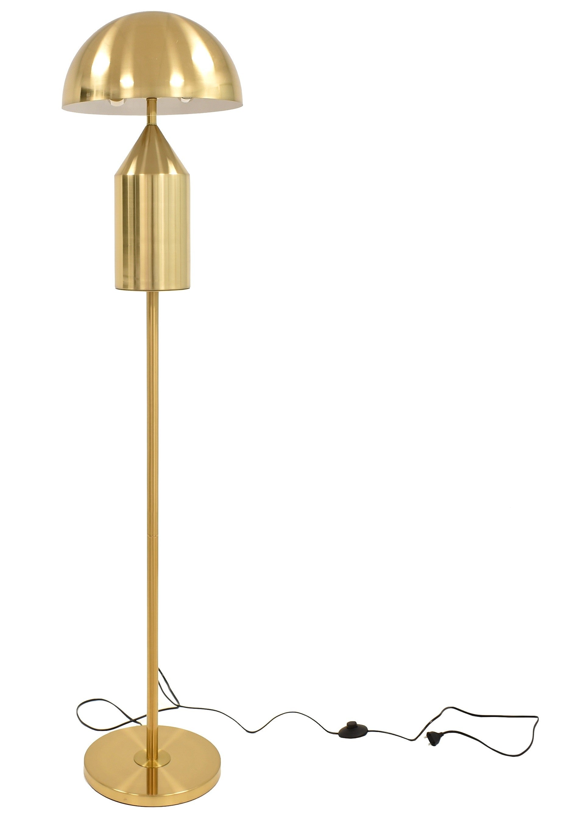 Candeeiro MACAO, de pé, metal, dourado