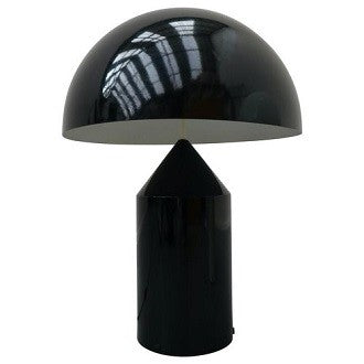 Candeeiro MACAO H37, de mesa, metal, preto