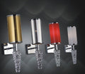 Candeeiro MIZAR, aplique, cromado, vermelho