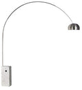 Candeeiro NEW ARC BIG, de pé, base de mármore branco
