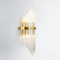 Candeeiro PALACE, aplique, metal dourado, vidro