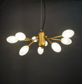 Candeeiro URANO, de teto, metal, 9 luzes