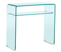 Consola CANADA (SU), vidro curvo, 80 x 33 cms