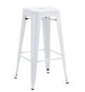 Banco de bar TOL EK LIMITED, aço, branco