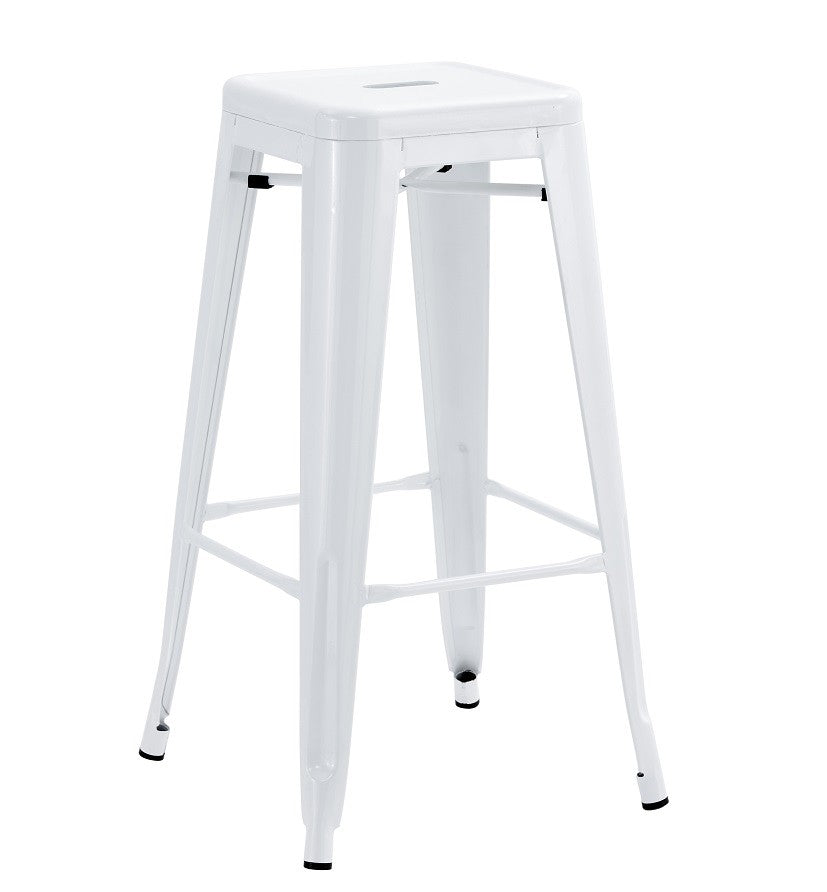 Banco de bar TOL EK LIMITED, aço, branco