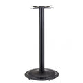 Mesa alta ARNO, preta, base de 110 cms e tampo de mesa de 60 cms de diâmetro. Cores à escolha, Tablero de 60 cms.: WERZALIT SM - MONTPELLIER 214