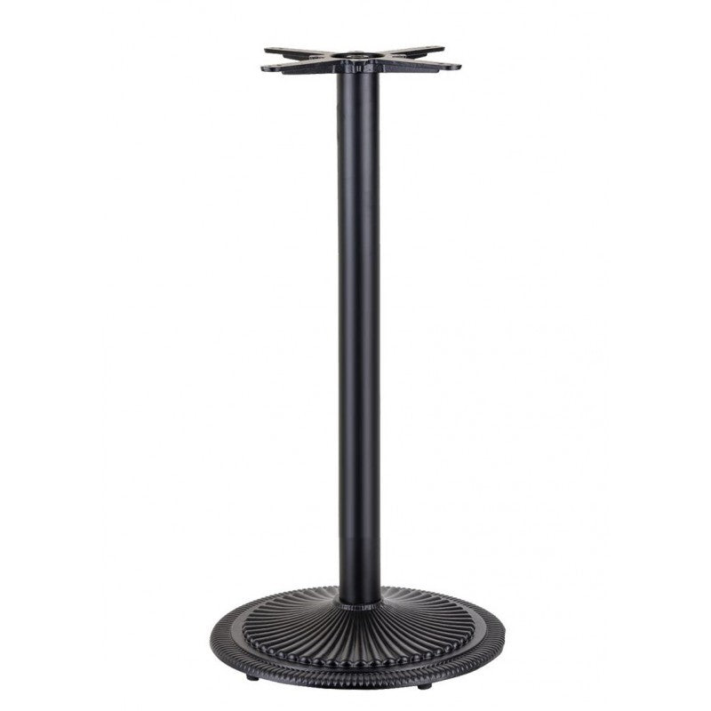 Mesa alta ARNO, preta, base de 110 cms e tampo de mesa de 70x70 cms. Cores à escolha, Tableros de 70x70 cms: BILAMINADO VINTAGE HD7348