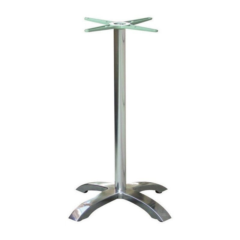 Mesa alta MILAN, alumínio, base de 72 cms e tampo de 60 cms de diâmetro. Cores à escolha, Tablero de 60 cms.: WER-FANTASY, WHITE BLOCK 7537