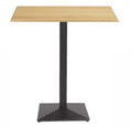 Mesa alta retangular TIBER, preta, base de 110 cms e tampo de mesa de 110x70 cms. Cores à escolha, Tableros 110x70 cms: WERZALIT SM - FAIA 19