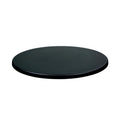Mesa alta TIBER, preta, base de 110 cms e tampo de 80 cms de diâmetro. Cores à escolha, Tableros de 80 cms: WER-UNIART, NEGRO 3190