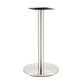 Mesa BENAGIL, aço inoxidável, base de 72 cms e tampo de 60 cms de diâmetro. Cores à escolha, Tablero de 60 cms.: WERZALIT SM - PRETO 55
