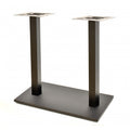 Mesa BEVERLY, preta, base retangular e tampo de 110x70 cms. Cores à escolha, Tableros 110x70 cms: WERZALIT SM - KABANA RED 271