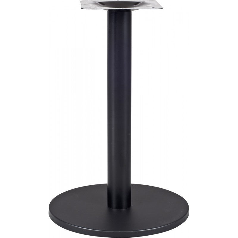 Mesa BOHEME, preta, base de 72 cms e tampo de mesa de 60 cms de diâmetro. Cores à escolha, Tablero de 60 cms.: WERZALIT ALEMANIA - PIAZZA 102