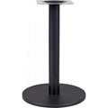 Mesa BOHEME, preta, base de 72 cms e tampo de mesa de 70 cms de diâmetro. Cores à escolha, Tableros de 70 cms: WERZALIT SM - BLANCO 01