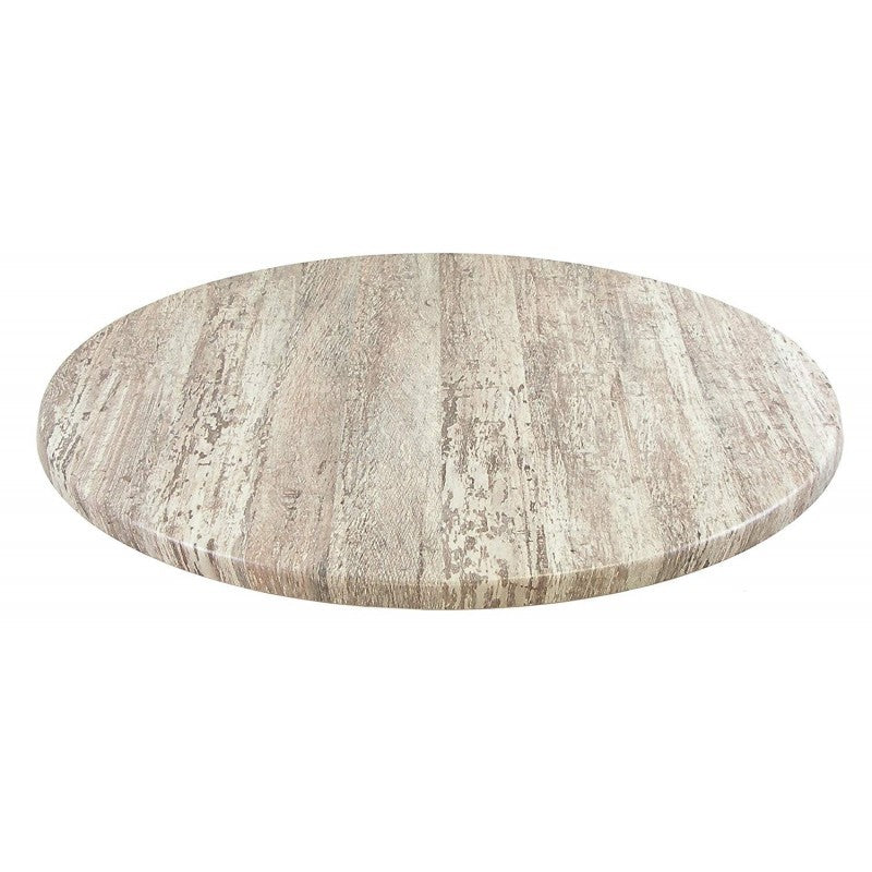 Mesa CRISS, base com 73 cms e tampo de 60 cms de diâmetro. Cores à escolha, Tablero de 60 cms.: WERZALIT SM - MONTPELLIER 214, Bases CRISS, altura 73 cms: Cromada