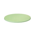 Mesa CRISS, base com 73 cms e tampo de 70 cms de diâmetro. Cores à escolha, Bases CRISS, altura 73 cms: Branca, Tableros de 70 cms: TOPALIT - VERDE 405