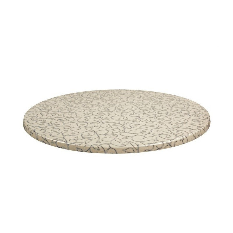 Mesa CRISS, base com 73 cms e tampo de 70 cms de diâmetro. Cores à escolha, Bases CRISS, altura 73 cms: Branca, Tableros de 70 cms: TOPALIT - FILO 132