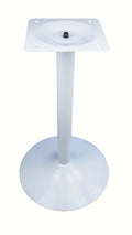Mesa CRISS, base com 73 cms e tampo de 70x70 cms. Cores à escolha, Bases CRISS, altura 73 cms: Branca, Tableros de 70x70 cms: WERZALIT SM - FINDUS 295