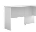 Mesa de apoio ECO, bilaminada cor platino, 90 x 40 cms
