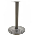 Mesa EBRO, preta, base de 72 cms e tampo de mesa de 80x80 cms. Cores à escolha, Tableros de 80x80 cms: MELAMINA NEGRO 10