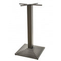 Mesa ELBA, preta, base de 72 cms e tampo de 70x70 cms. Cores à escolha, Tableros de 70x70 cms: WER-WOODART, INDIAN SHESMAN 4525