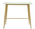 Mesa GOBBI, alta, metal, branca, 120 x 60 cms