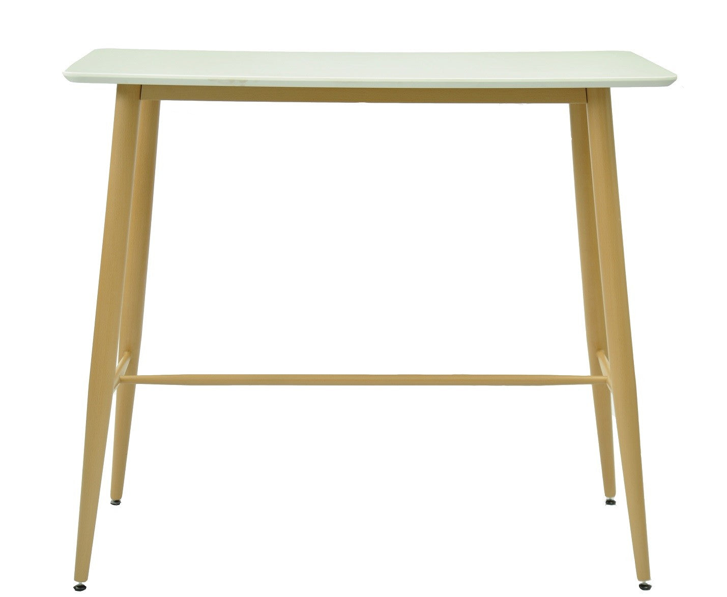 Mesa GOBBI, alta, metal, branca, 120 x 60 cms