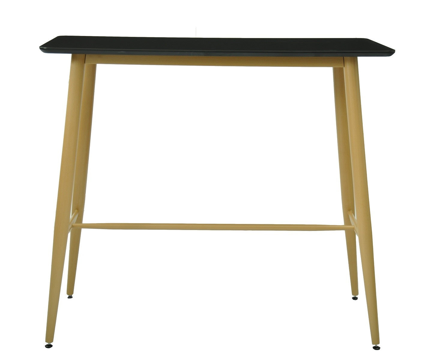 Mesa GOBBI, alta, metal, preta, 120 x 60 cms