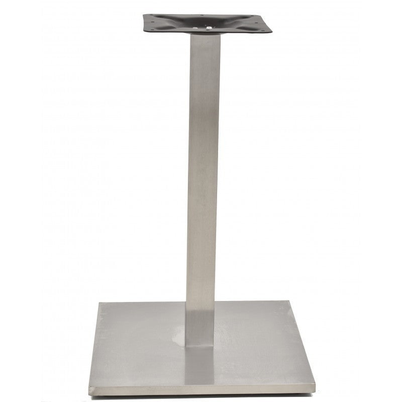 Mesa IPANEMA, aço inoxidável, base de 72 cms e tampo de 70 cms de diâmetro. Cores à escolha, Tableros de 70 cms: WERZALIT SM - BLANCO 01