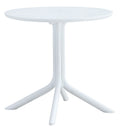Mesa JÁVEA 97, polipropileno branco, 80 cms diâmetro