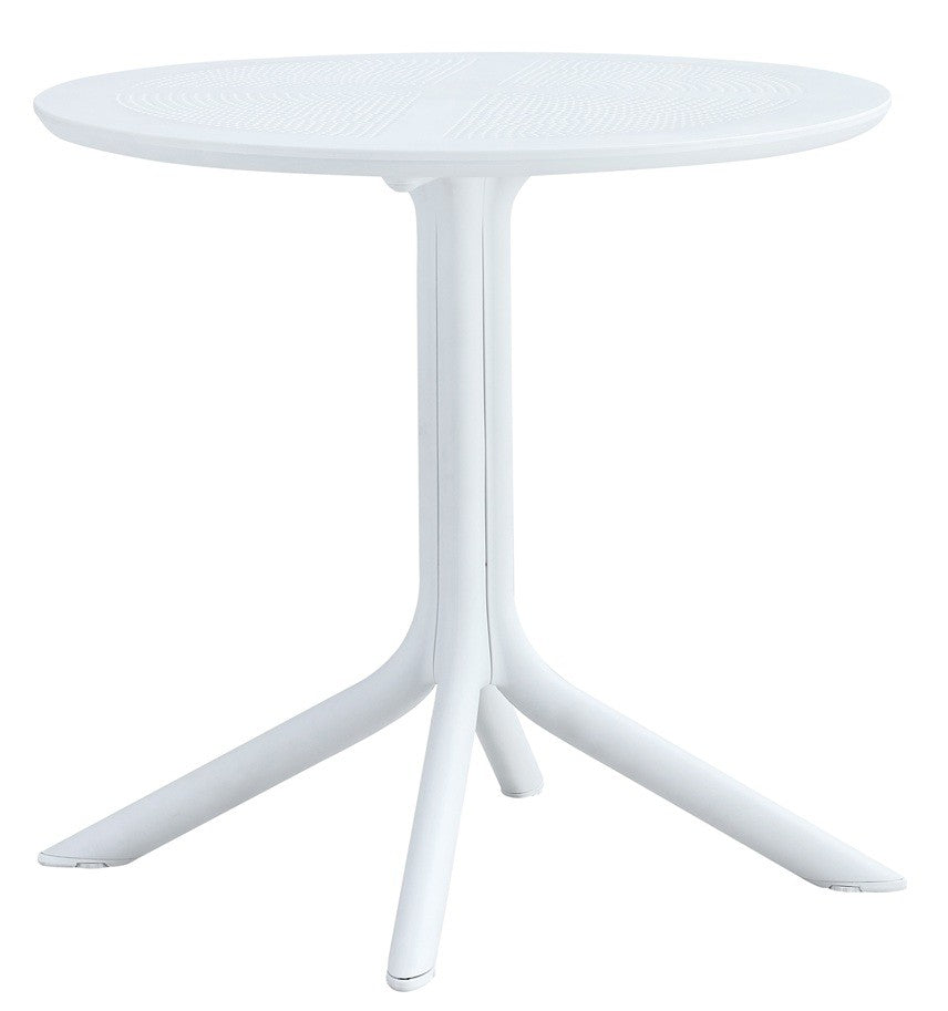Mesa JÁVEA 97, polipropileno branco, 80 cms diâmetro