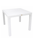 Mesa MIJAS, polipropileno preto, 90 x 90 cms