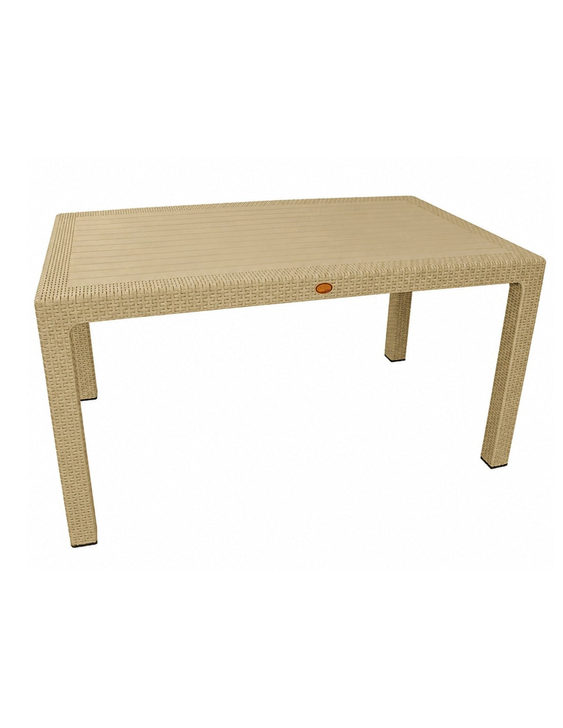 Mesa MIJAS, polipropileno moka, 150 x 90 cms