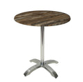 Mesa MILAN, alumínio, base de 72 cms e tampo de 60 cms de diâmetro. Cores à escolha, Tablero de 60 cms.: WER-WOODART, MARACAIBO 4614