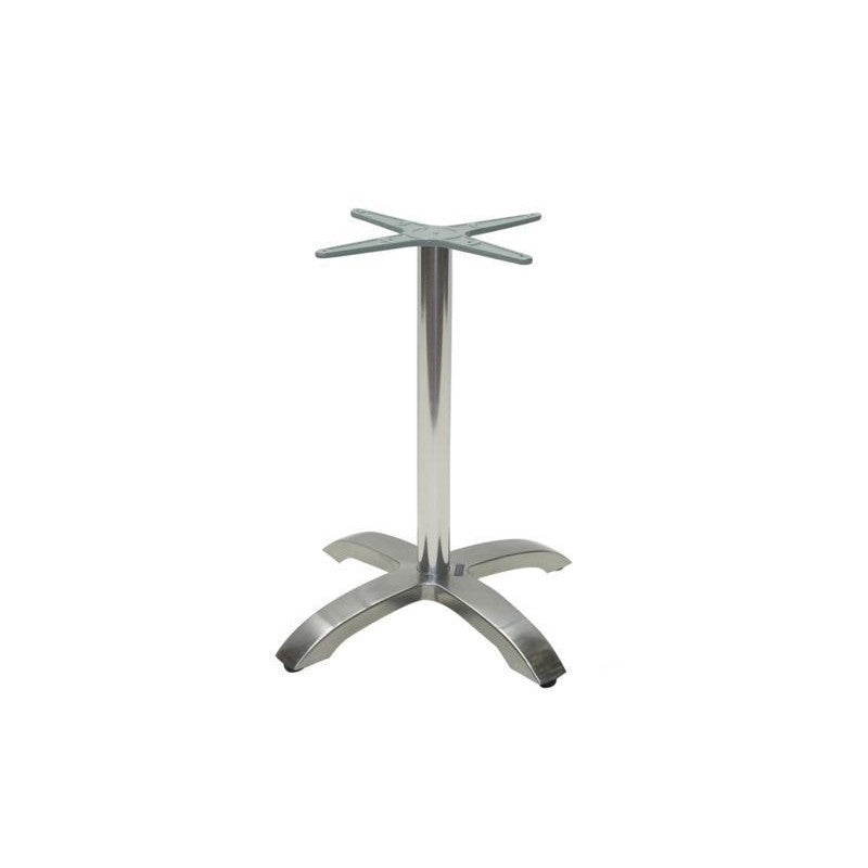 Mesa MILAN, alumínio, base de 72 cms e tampo de 60x60 cms. Cores à escolha, Tableros de 60x60 cms: MELAMINA ROBLE UVE