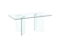 Mesa MISTICA, vidro 150 x 90 cms