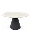 Mesa NAIDA, metal, tampo cerâmica, 120 cms diâmetro