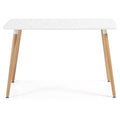 Mesa NURY, madeira, tampo lacada branco, 120 x 80 cms