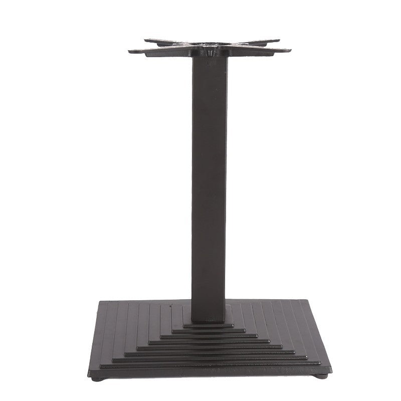 Mesa retangular TIBER, preta, base de 72 cms e tampo de mesa de 110x70 cms. Cores à escolha, Tableros 110x70 cms: WERZALIT SM - FINDUS 295