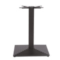 Mesa retangular TIBER, preta, base de 72 cms e tampo de mesa de 110x70 cms. Cores à escolha, Tableros 110x70 cms: MELAMINA WENGUE ( 110X68 CMS )