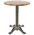 Mesa RODANO, preta, base de 75 cms e tampo de mesa de 60 cms de diâmetro. Cores à escolha, Tablero de 60 cms.: WERZALIT SM - EX WORKS 122