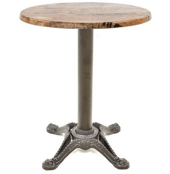 Mesa RODANO, preta, base de 75 cms e tampo de mesa de 60 cms de diâmetro. Cores à escolha, Tablero de 60 cms.: WERZALIT SM - EX WORKS 122