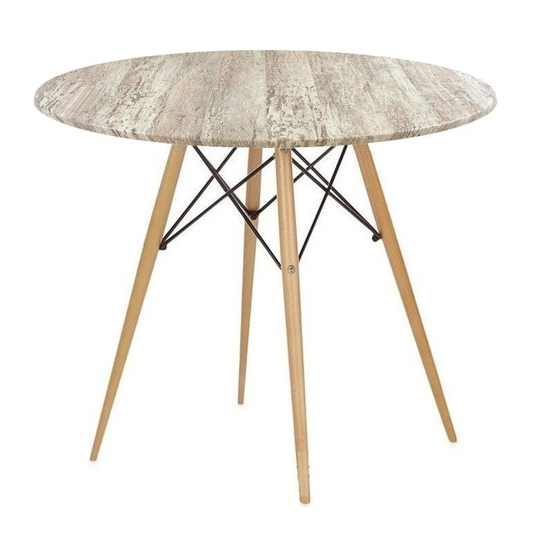 Mesa STAR, madeira, base de 71 cms e tampo de mesa de 60 cms de diâmetro. Cores à escolha, Tablero de 60 cms.: WERZALIT SM - MONTPELLIER 214
