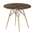 Mesa STAR, madeira, base de 71 cms e tampo de mesa de 70 cms de diâmetro. Cores à escolha, Tableros de 70 cms: WER-WOODART, MARCAIBO 4614