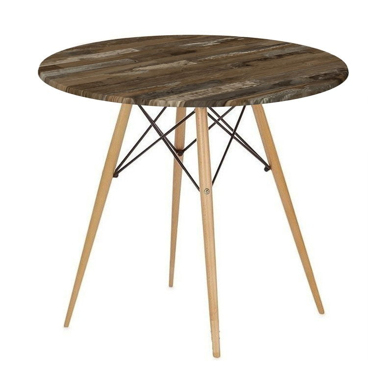 Mesa STAR, madeira, base de 71 cms e tampo de mesa de 70 cms de diâmetro. Cores à escolha, Tableros de 70 cms: WER-WOODART, MARCAIBO 4614