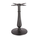 Mesa TÁMESIS, preta, base de 72 cms e tampo de mesa de 70 cms de diâmetro. Cores á escolha, Tableros de 70 cms: WERZALIT ALEMANIA - BABYLON 213