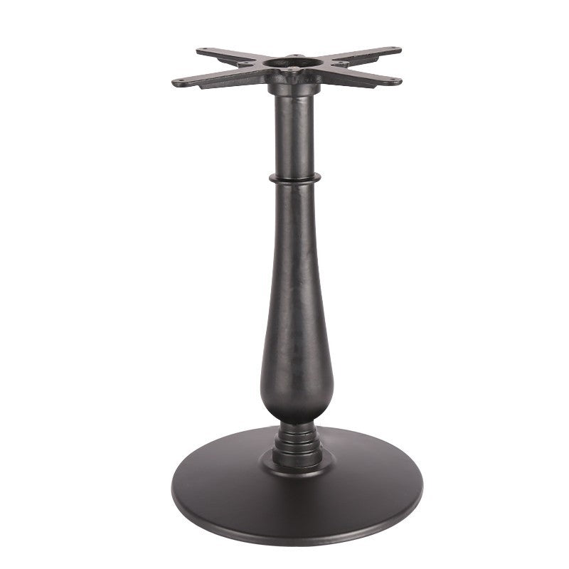 Mesa TÁMESIS, preta, base de 72 cms e tampo de mesa de 70 cms de diâmetro. Cores á escolha, Tableros de 70 cms: WERZALIT ALEMANIA - BABYLON 213